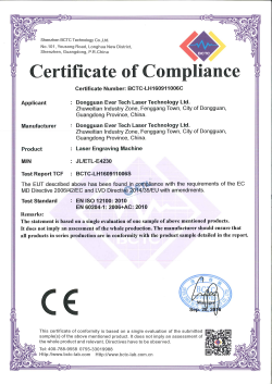 CE Certificate
