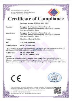 CE Certificate